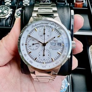IWC international watch white dial mens homage rep
